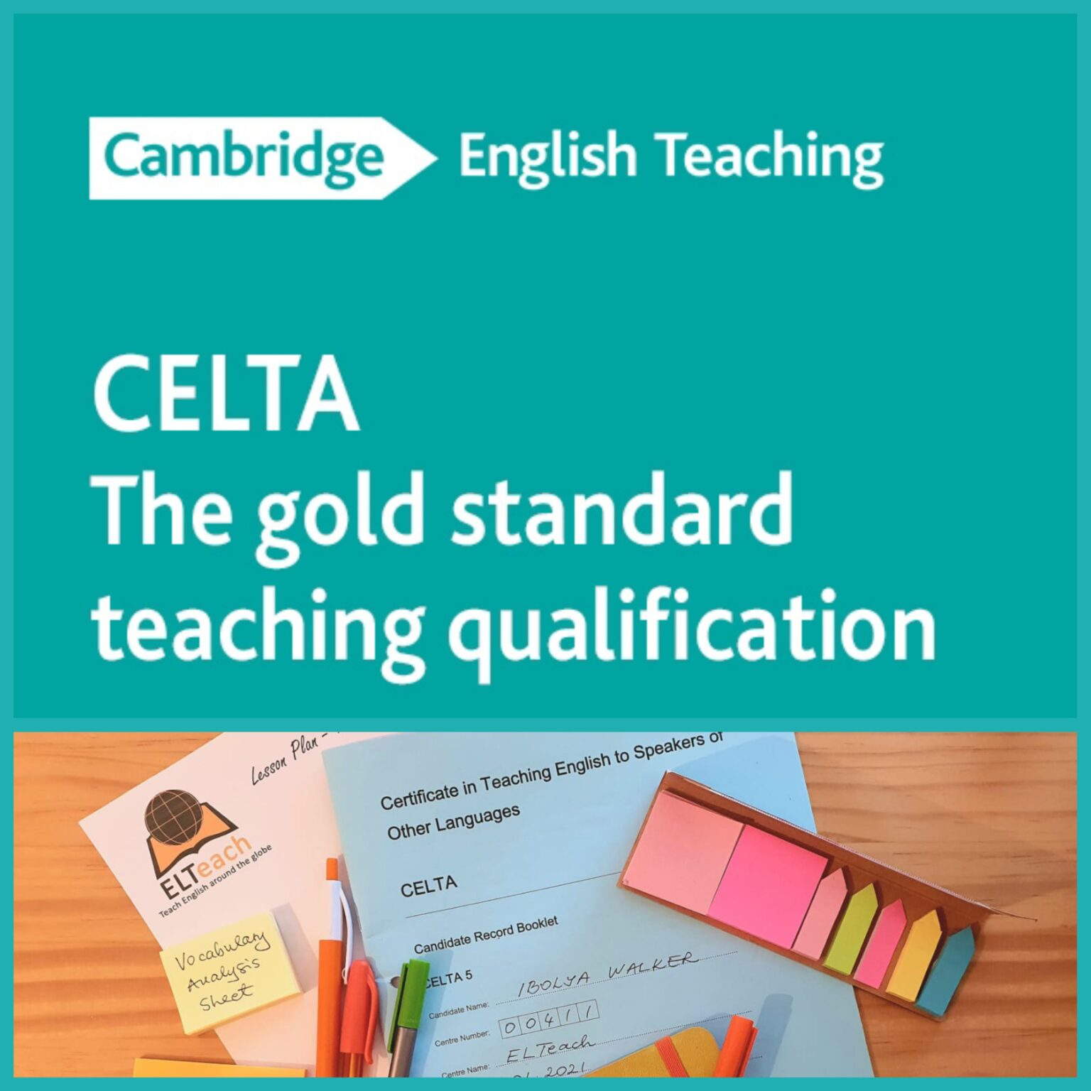 CELTA (Certificate In English Language Teaching To Speakers Of Other ...